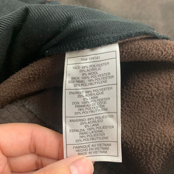 Nike ACG Jacket Womens M Medium Wool Blend Brown Full Zip Microfleece Lined - Picture 10 of 12